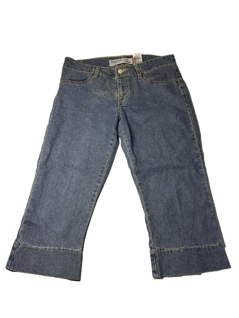 Women's Vintage Levi's 525 Nouveau Low 2000's Y2K 3/4 Length Size 8 Capri Jeans